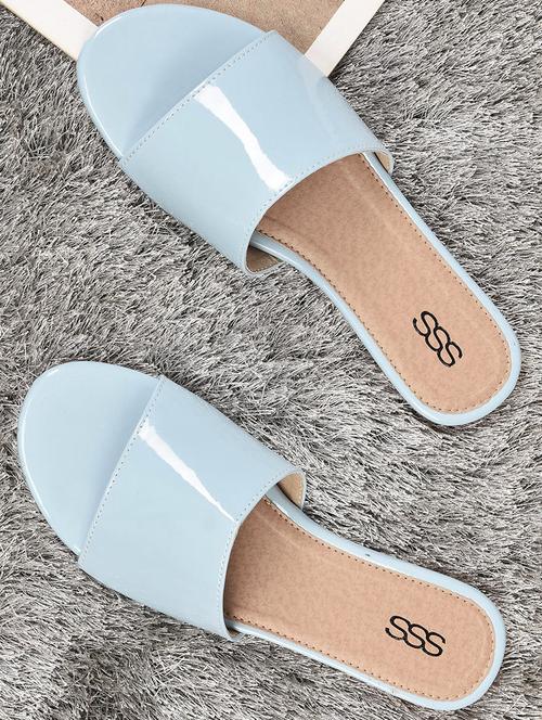 blue slip on sandals - 16002586 - Very Small Image - 1