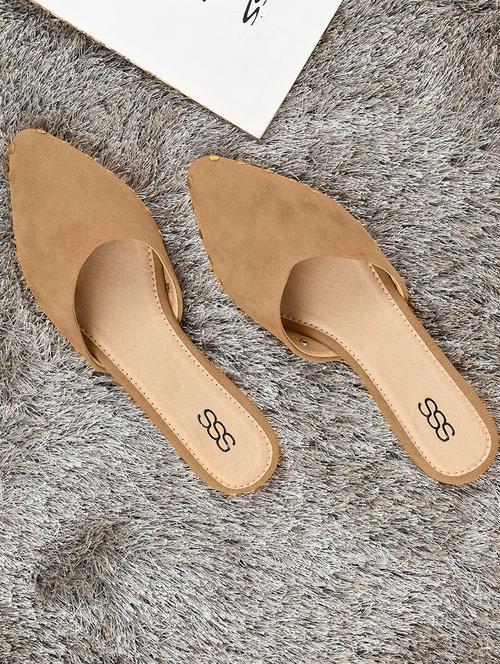 beige slip on mules - 16002590 - Very Small Image - 1