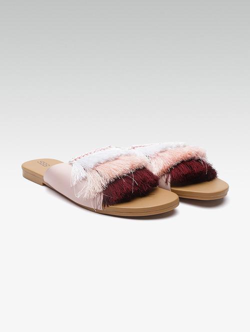 pink slip on sandals - 16002702 - Very Small Image - 1