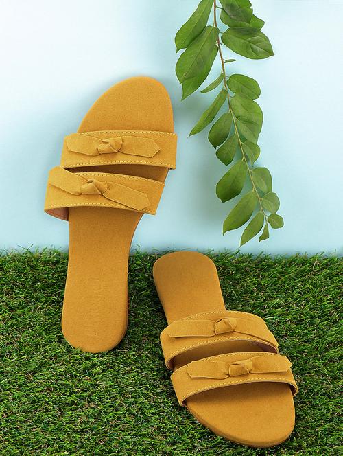 yellow slip on sandals - 16003915 - Very Small Image - 1