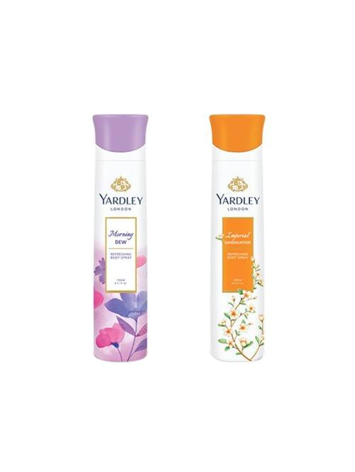 yardley london deodorant for women morning dew and sandalwood combo pack 2 (150 ml)… - 16004550 - Very Small Image - 1