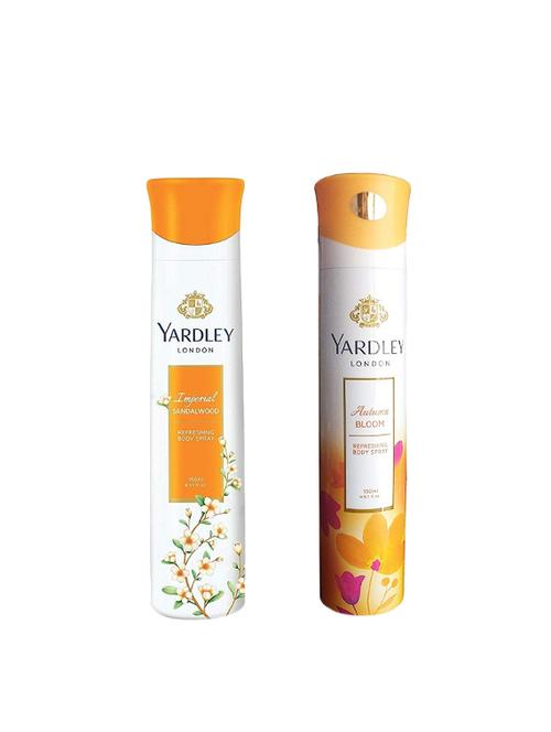 yardley london sandalwood and autumn bloom deodorant for women pack of 2 - 16004552 - Very Small Image - 1