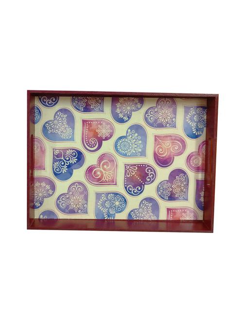 decoupage wooden tray - 16006146 - Very Small Image - 1