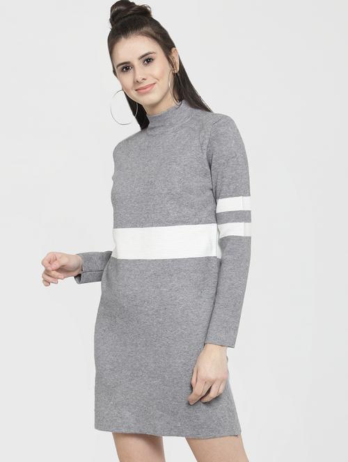 turtle neck sheath dress - 16006210 - Very Small Image - 1