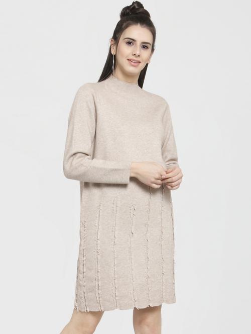 turtle neck shift dress - 16006211 - Very Small Image - 1