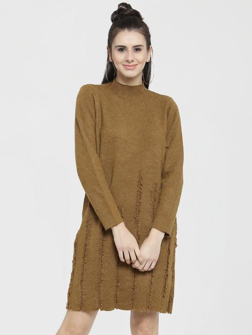 turtle neck shift dress - 16006213 - Very Small Image - 1