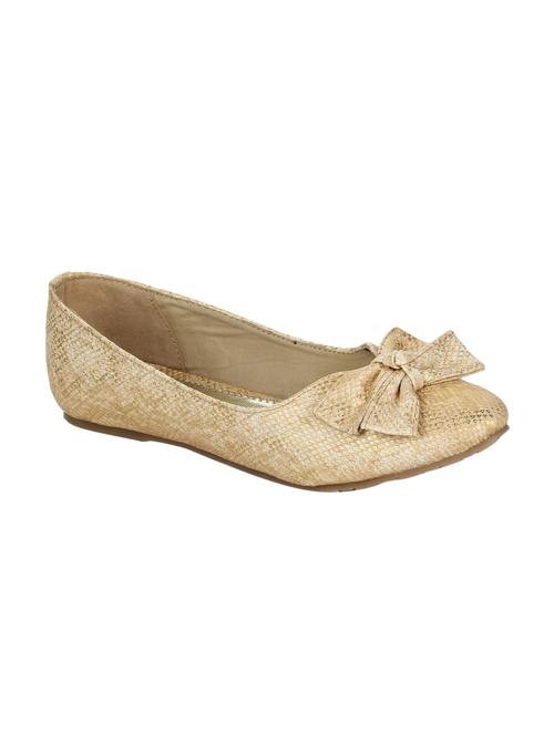 gold slip on ballerinas - 16007284 - Very Small Image - 1