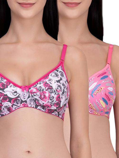 set of 2 bow patch bras - 16007536 - Very Small Image - 1