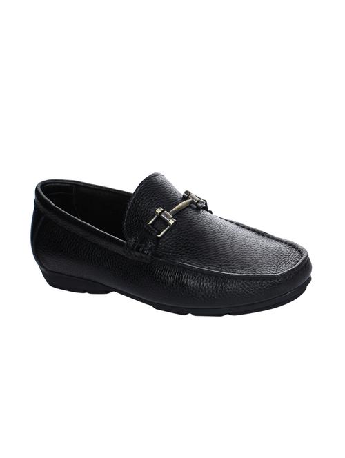 black leather slip on loafers - 16007886 - Very Small Image - 1