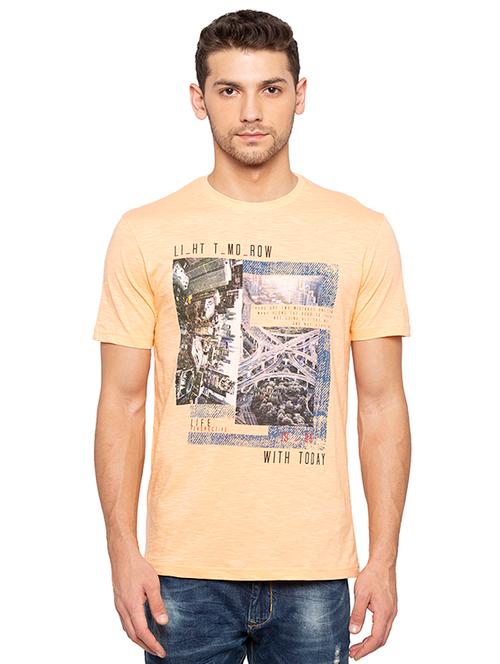yellow printed t-shirt - 16008104 - Very Small Image - 1