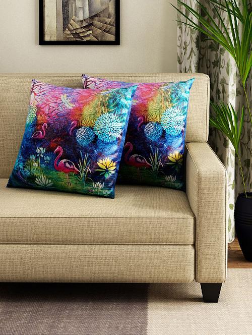 set of 2 16" x 16" square cushion covers - 16010576 - Very Small Image - 1