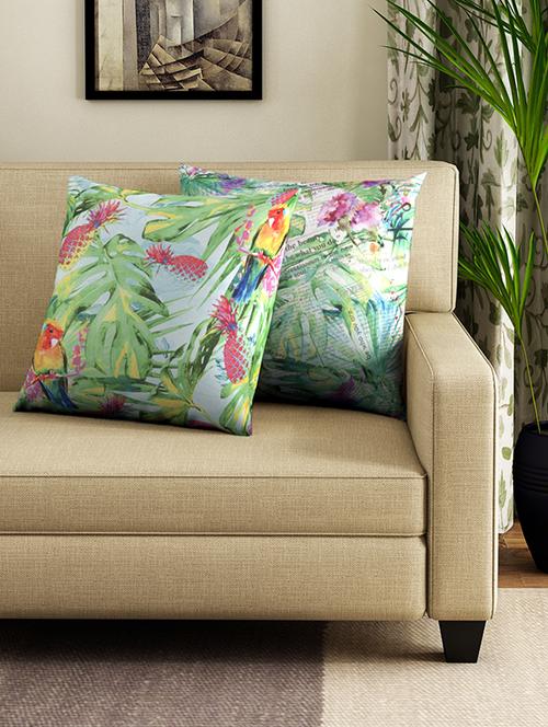 set of 2 16" x 16" square cushion covers - 16010614 - Very Small Image - 1