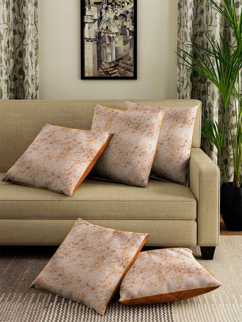 velvet cushion cover 16 inch x 16 inch (set of 5) - 16010744 - Very Small Image - 1
