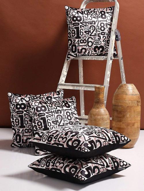 velvet cushion cover 16 inch x 16 inch (set of 5) - 16010769 - Very Small Image - 1