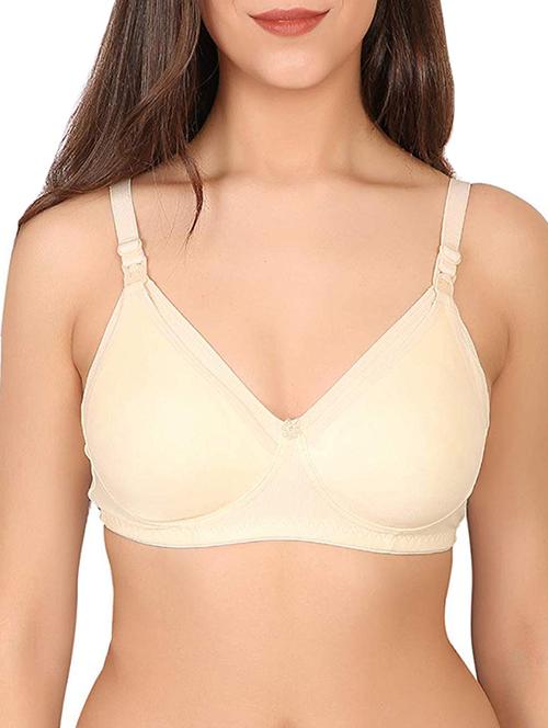 floral patch solid bra - 16011112 - Very Small Image - 1