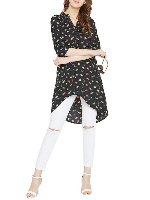 floral high-low tunic - 16011978 - Very Small Image - 1