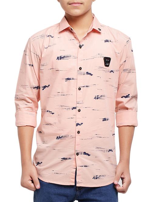 orange cotton shirt - 16012201 - Very Small Image - 1