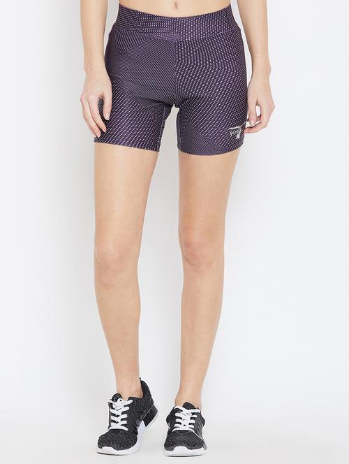 high rise geometric shorts - 16012212 - Very Small Image - 1
