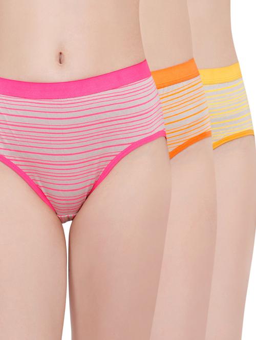 set of 3 high rise hipster panties - 16013156 - Very Small Image - 1