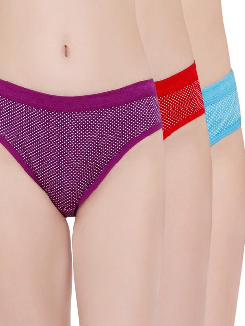 set of 3 polka dots hipster panties - 16013157 - Very Small Image - 1
