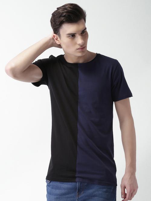 multi colored color block t-shirt - 16013641 - Very Small Image - 1