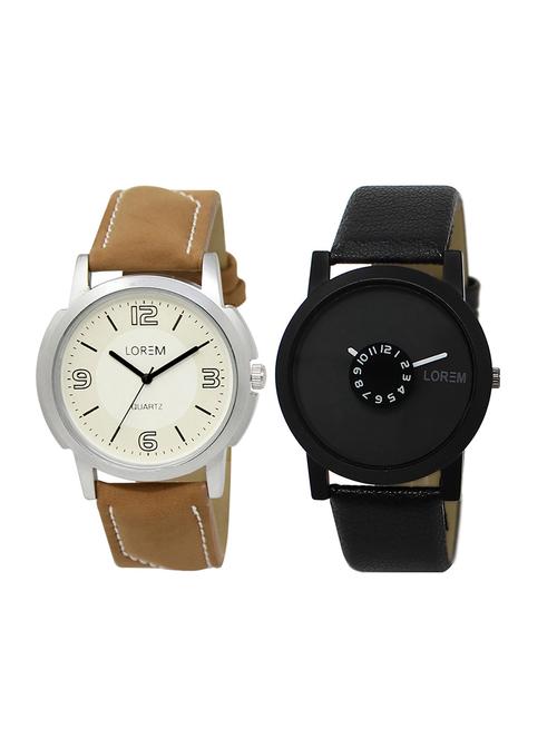 set of 2 analog combo watches - 16014072 - Very Small Image - 1