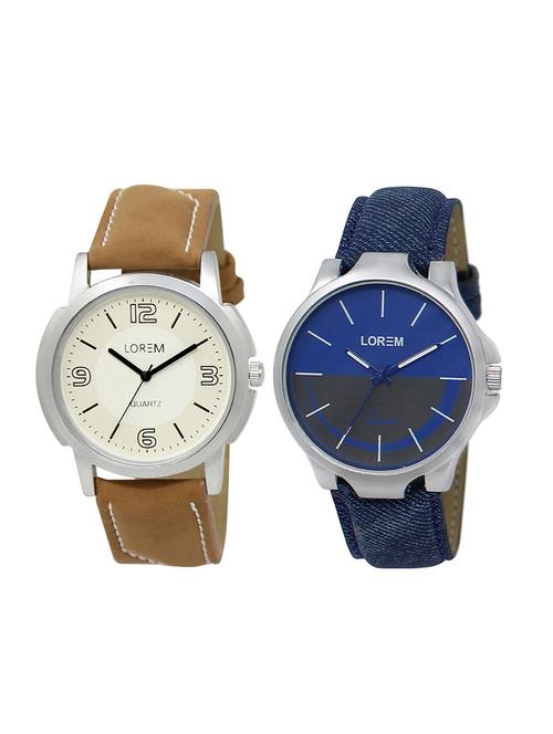 set of 2 analog combo watches - 16014073 - Very Small Image - 1