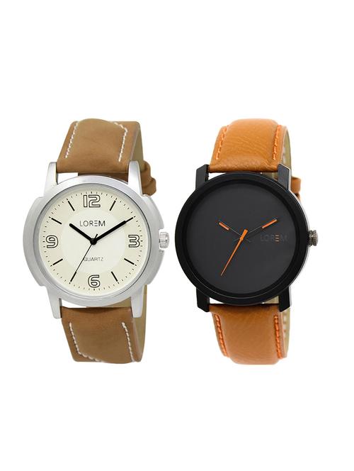 set of 2 analog combo watches - 16014077 - Very Small Image - 1
