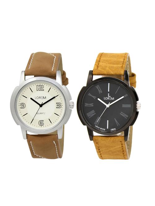 set of 2 analog combo watches - 16014078 - Very Small Image - 1
