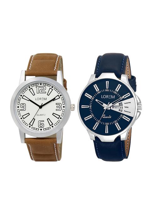 set of 2 analog combo watches - 16014131 - Very Small Image - 1