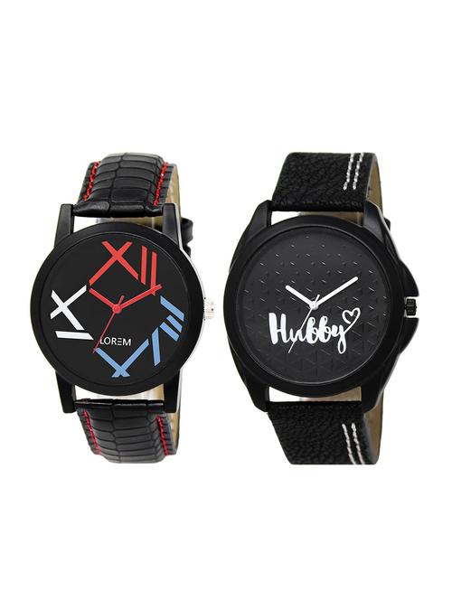 set of 2 analog combo watches - 16014300 - Very Small Image - 1