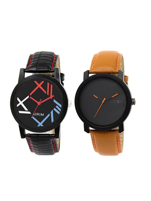 set of 2 analog combo watches - 16014311 - Very Small Image - 1