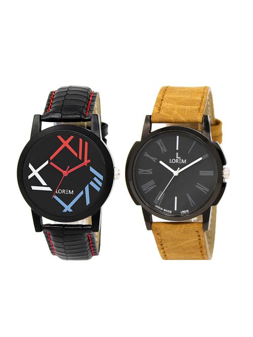 set of 2 analog combo watches - 16014312 - Very Small Image - 1