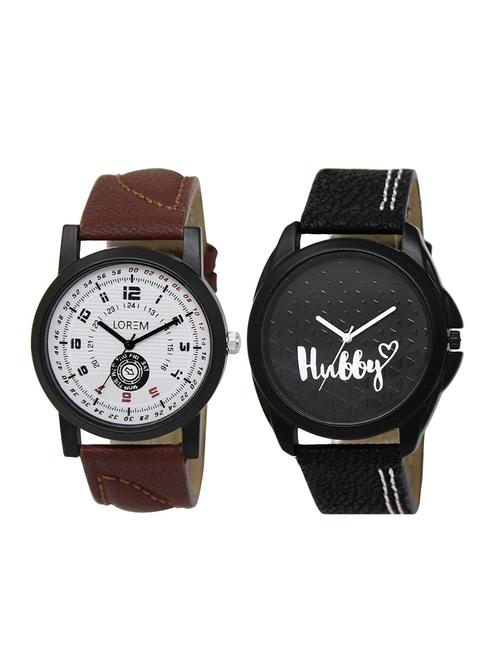 set of 2 analog combo watches - 16014361 - Very Small Image - 1