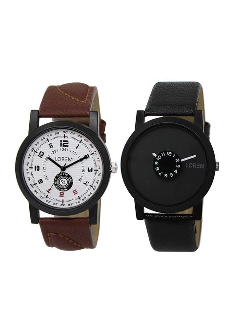 set of 2 analog combo watches - 16014367 - Very Small Image - 1