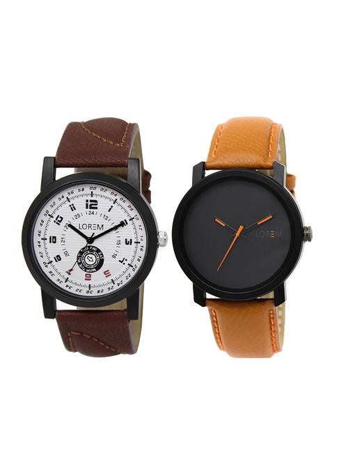 set of 2 analog combo watches - 16014372 - Very Small Image - 1