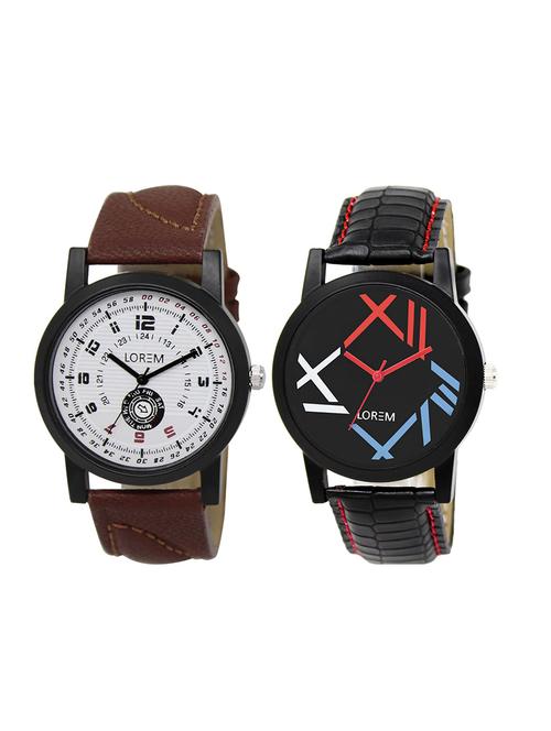 set of 2 analog combo watches - 16014380 - Very Small Image - 1