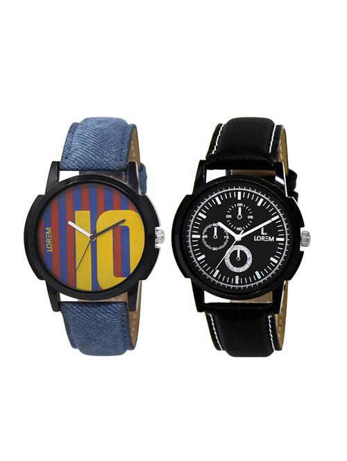 set of 2 analog combo watches - 16014441 - Very Small Image - 1