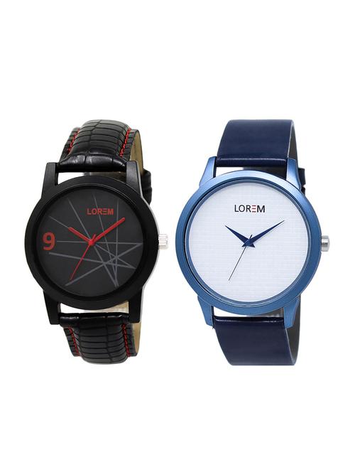 set of 2 analog couple watches - 16014548 - Very Small Image - 1