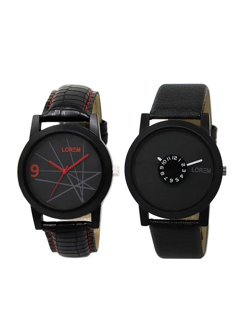 set of 2 analog combo watches - 16014556 - Very Small Image - 1