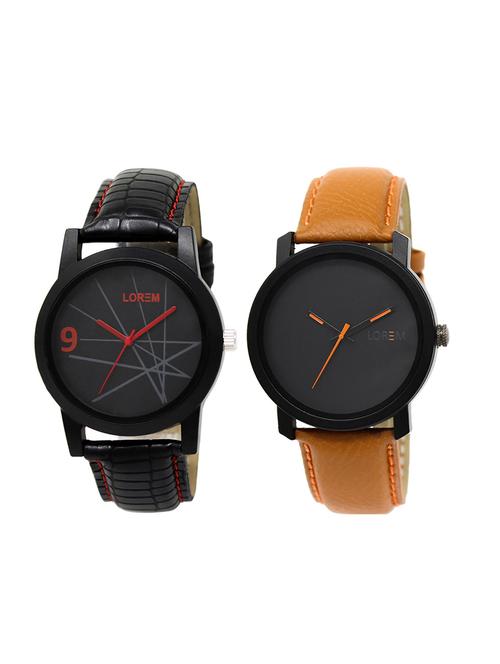 set of 2 analog combo watches - 16014561 - Very Small Image - 1