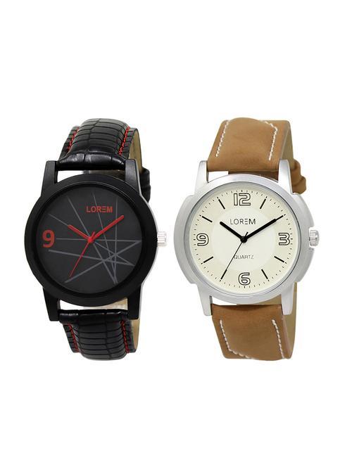 set of 2 analog combo watches - 16014565 - Very Small Image - 1
