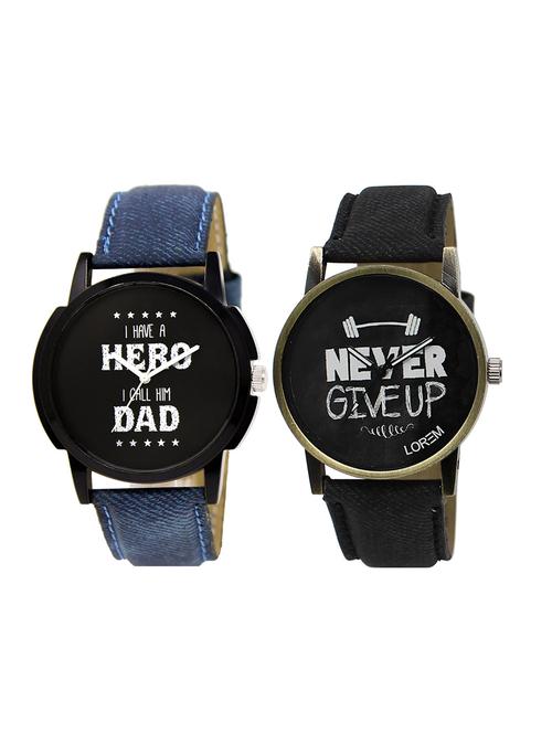 set of 2 analog combo watches - 16014619 - Very Small Image - 1