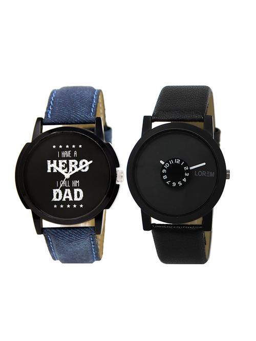 set of 2 analog combo watches - 16014621 - Very Small Image - 1