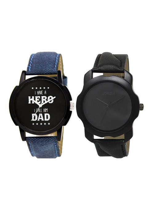 set of 2 analog combo watches - 16014624 - Very Small Image - 1