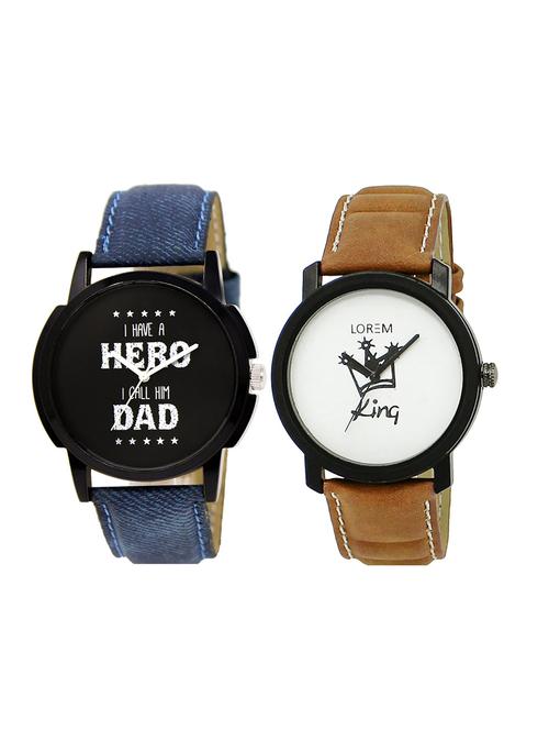 set of 2 analog combo watches - 16014628 - Very Small Image - 1