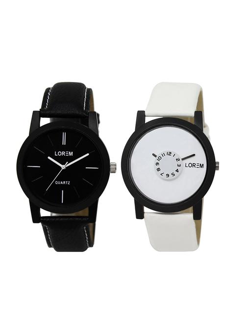 set of 2 analog combo watches - 16014753 - Very Small Image - 1