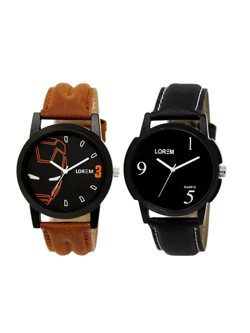 set of 2 analog combo watches - 16014841 - Very Small Image - 1