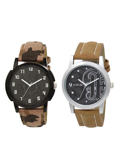 set of 2 analog combo watches - 16014902 - Very Small Image - 1