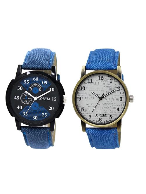 set of 2 analog combo watches - 16014958 - Very Small Image - 1